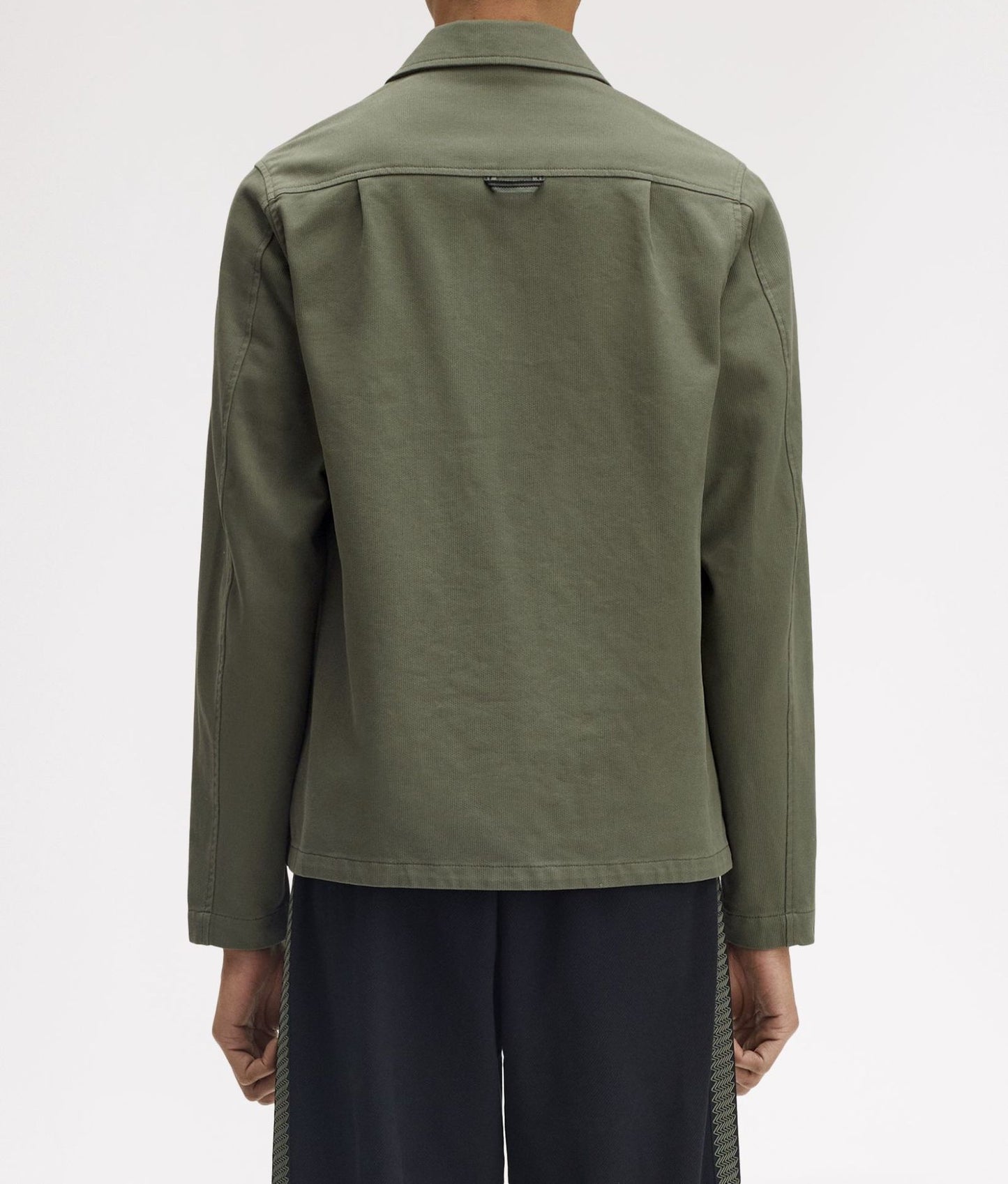 FRED PERRY BEDFORD CORDUROY OVERSHIRT JACKET LAUREL WREATH GREEN L RRP £170 BNWT