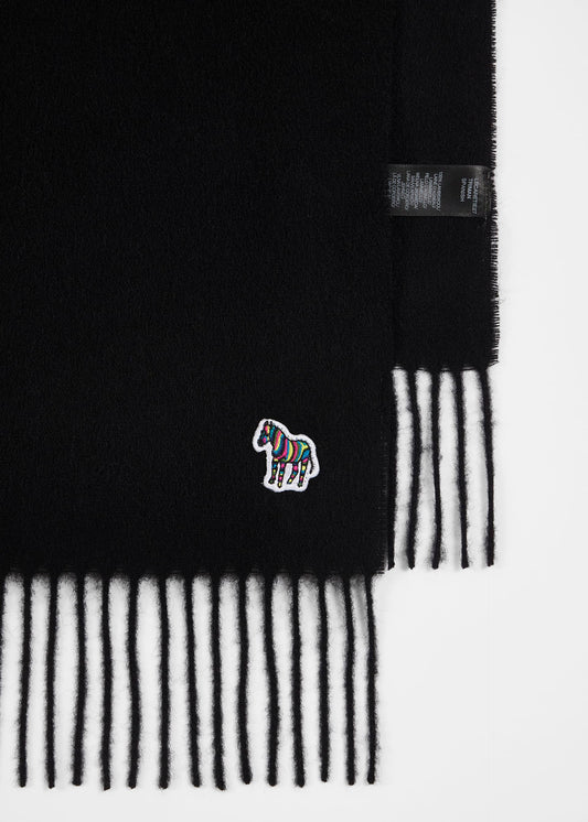 PAUL SMITH PS LAMBSWOOL SCARF BLACK RRP £100 BNWT