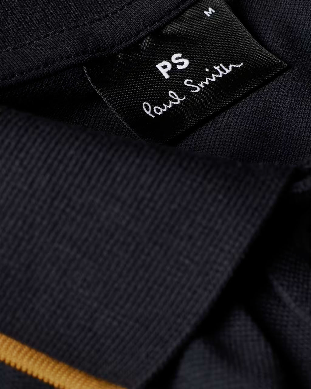 PAUL SMITH PS TIPPED PIQUE COTTON SLIM FIT POLO SHIRT NAVY BLUE 2XL RRP £90 BNWT