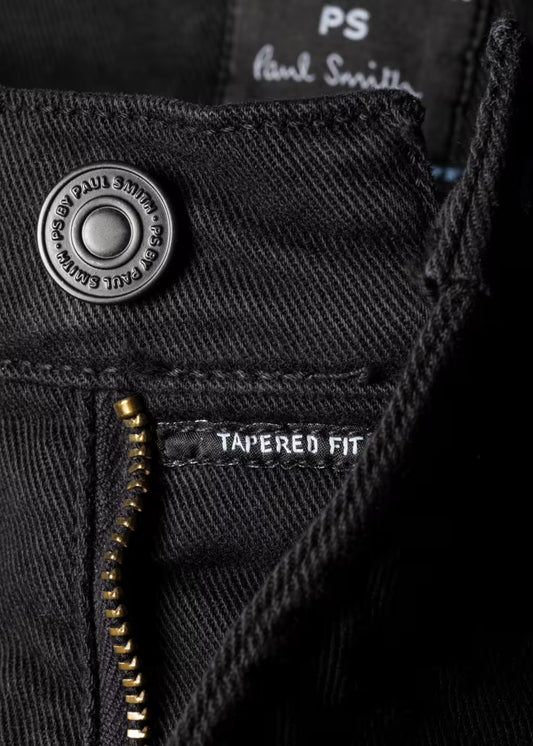 PAUL SMITH PS TAPERED FIT JEANS BLACK 38W 32L (38R) RRP £150