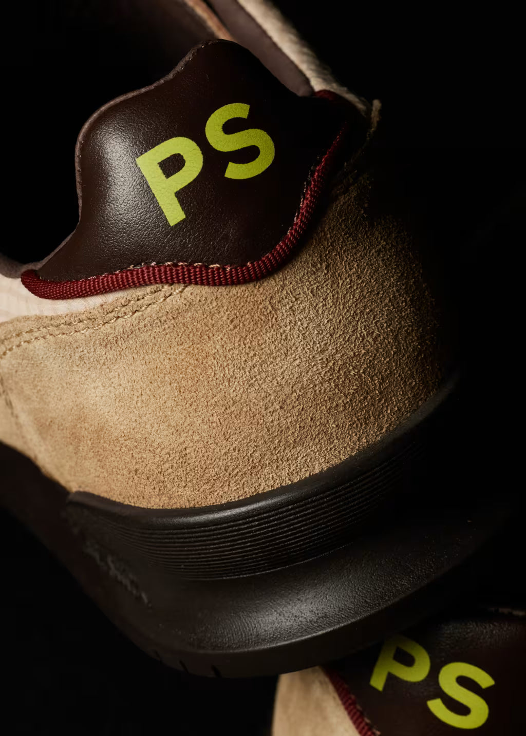 PAUL SMITH PS DOVER SUEDE & NYLON TRAINERS BEIGE & BROWN UK 9 RRP £195 BNIB