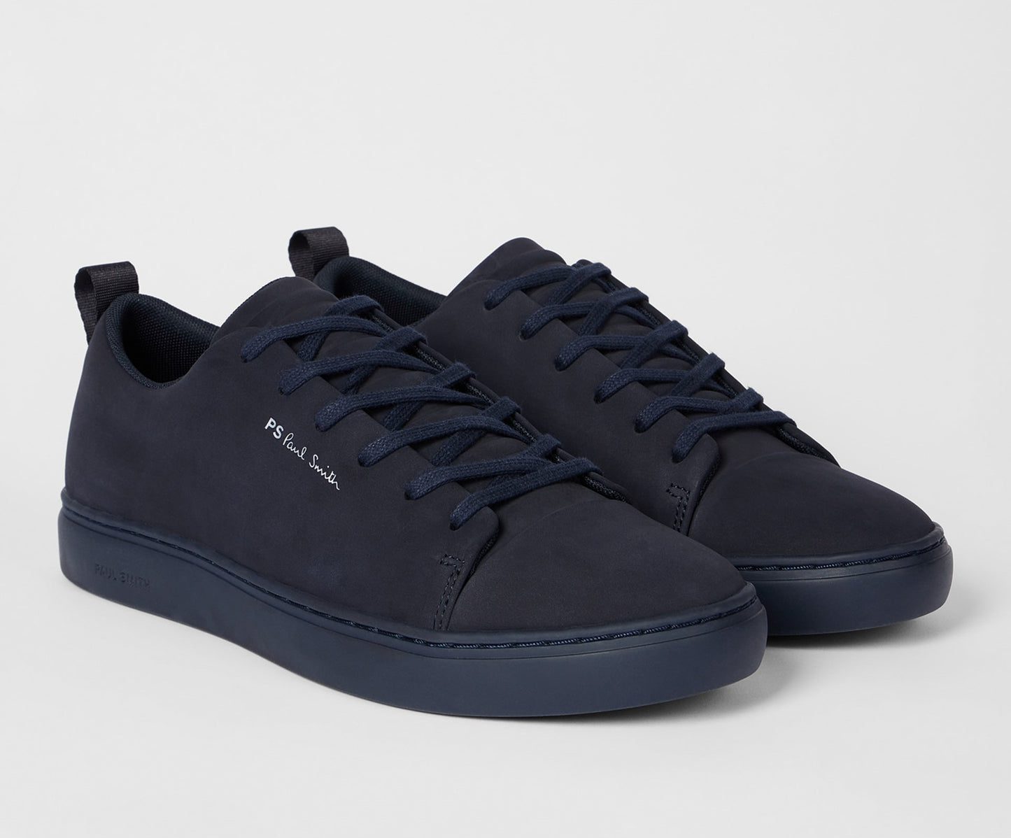 PAUL SMITH PS LEE NUBUCK LEATHER TRAINERS DARK NAVY RRP £195 BNIB