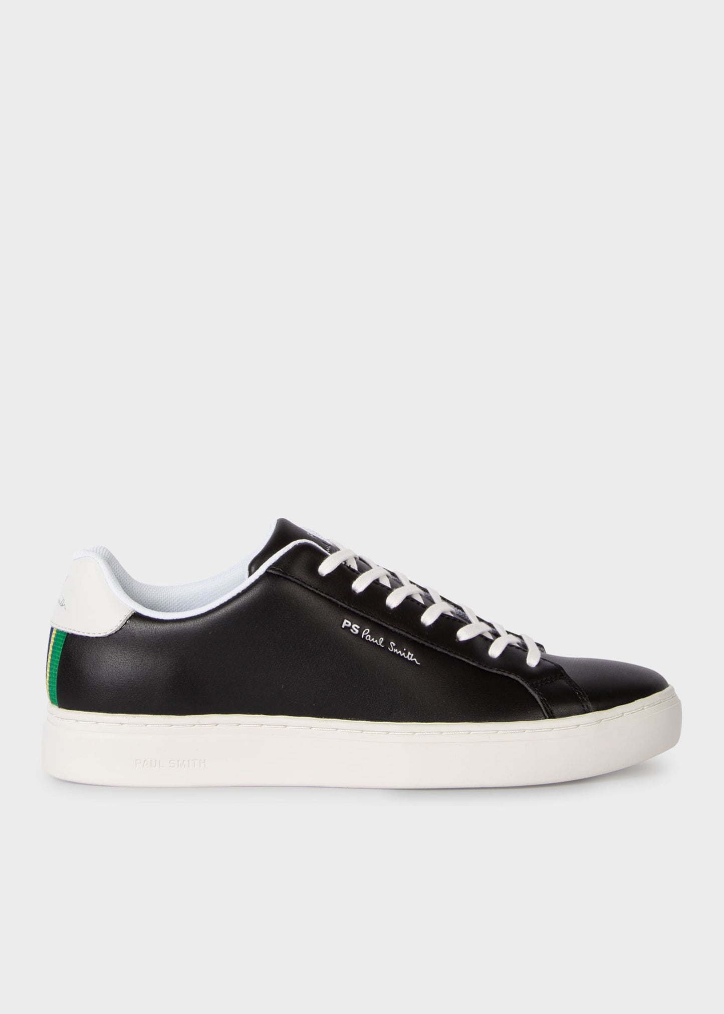 PAUL SMITH PS REX LEATHER LOW TOP TRAINERS BLACK RRP £195 BNIB