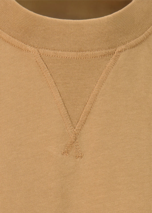 SANDBANKS DOUBLE JERSEY COLLEGIATE COTTON T-SHIRT LIGHT BROWN 3XL RRP £95 BNWT