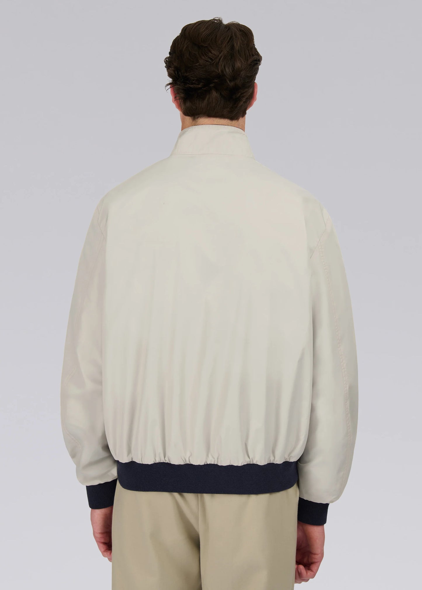 SANDBANKS REVERSIBLE FUNNEL NECK BOMBER JACKET NAVY/STONE M/XL RRP £325 BNWT