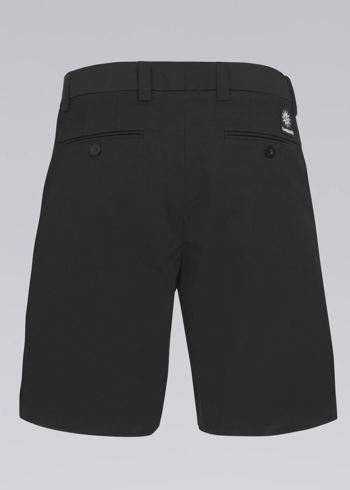 SANDBANKS BADGE LOGO COTTON CHINO SHORTS BLACK SIZE 40/42 WAIST RRP £155 BNWT