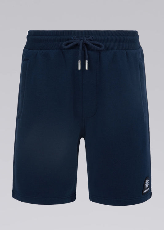 SANDBANKS BADGE LOGO SWEATSHORTS NAVY BLUE RRP £125 BNWT
