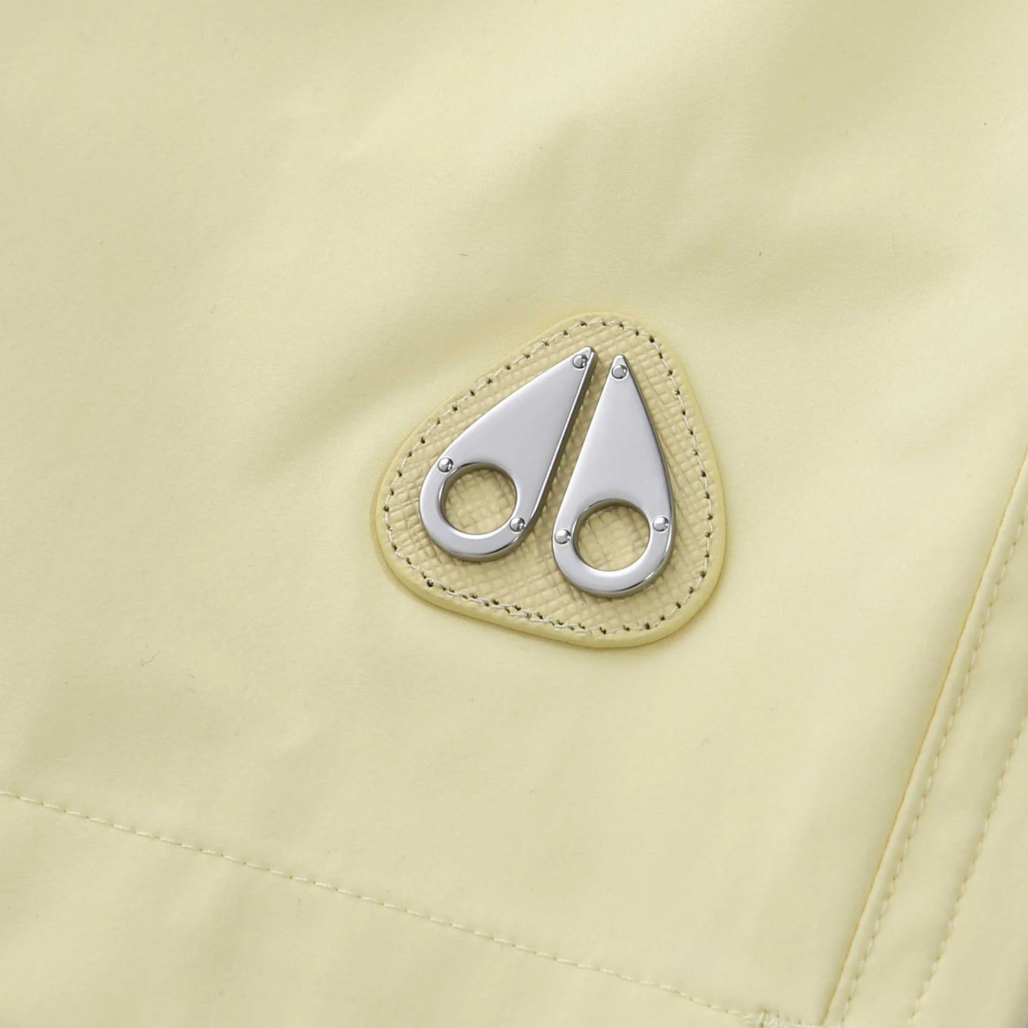 MOOSE KNUCKLES METAL LOGO SWIM SHORTS YELLOW BEAM XL RRP £150