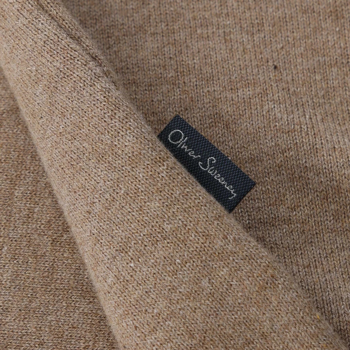 OLIVER SWEENEY GARRAS KNIT REVERE TIPPED POLO SHIRT CAMEL 2XL RRP £130 BNWT