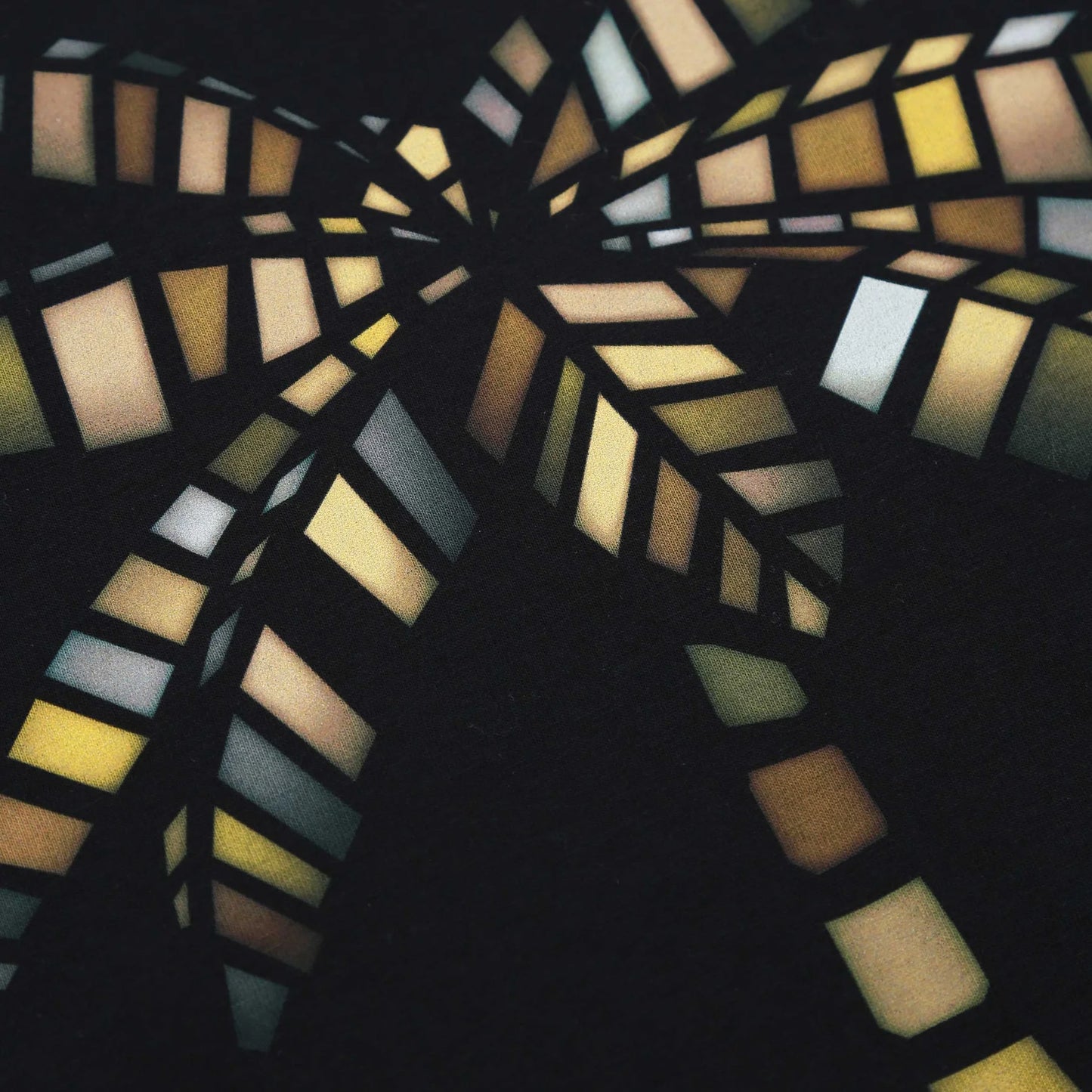 PAUL SMITH PS PALM TREES COTTON T-SHIRT BLACK 2XL RRP £70 BNWT