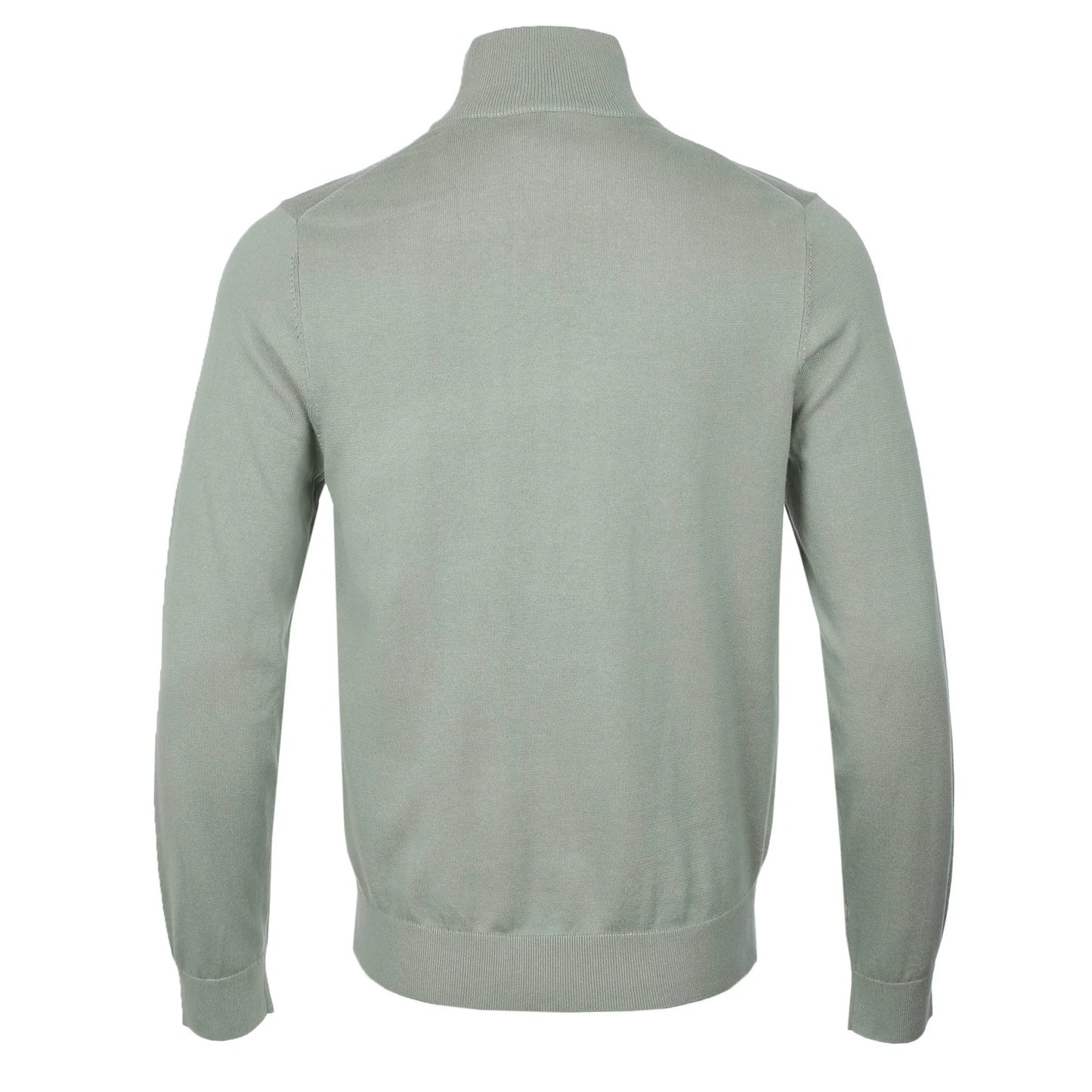 PAUL SMITH PS COTTON 1/4 ZIP ZEBRA LOGO JUMPER PASTEL GREEN 2XL RRP £135 BNWT