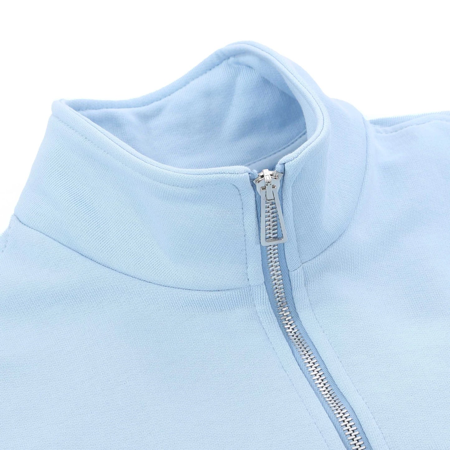PAUL SMITH PS QUARTER ZIP COTTON FLEECE SWEATSHIRT SKY BLUE 2XL RRP £135 BNWT
