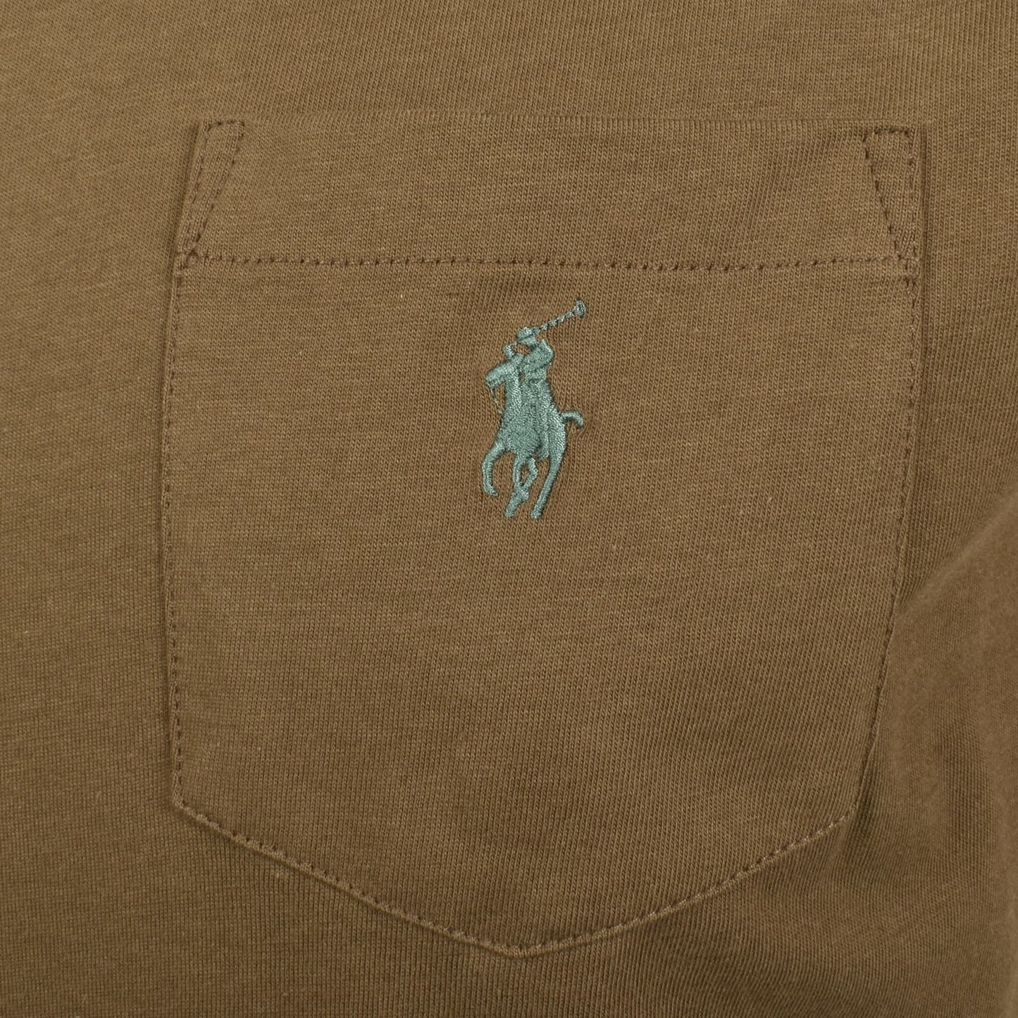 POLO RALPH LAUREN CLASSIC FIT COTTON POCKET T-SHIRT BROWN 2XL RRP £75 BNWT