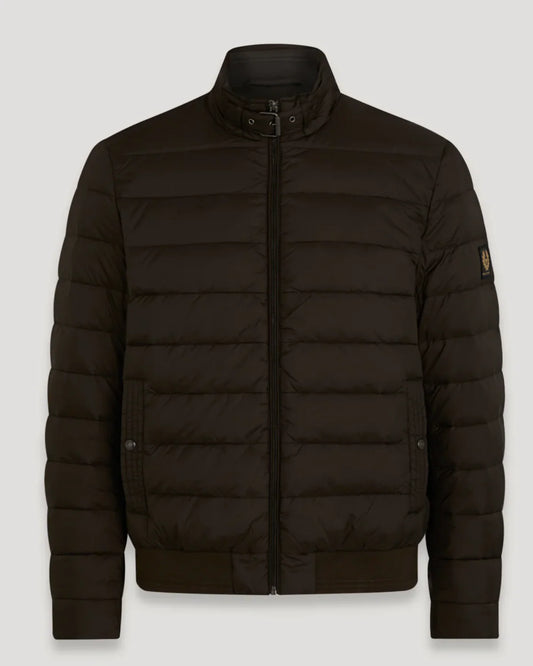 BELSTAFF CIRCUIT DOWN PUFFA BOMBER JACKET TONAL BURNT OAK RRP £350 BNWT