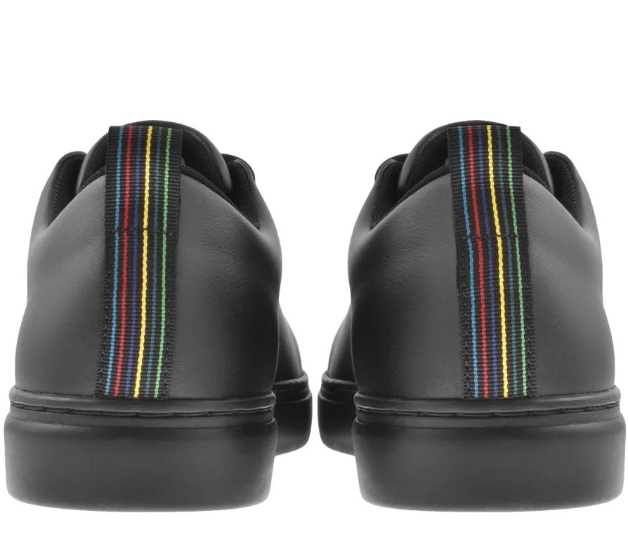 PAUL SMITH PS LEE LEATHER LOW TOP TRAINERS BLACK UK 10 RRP £195 BNIB