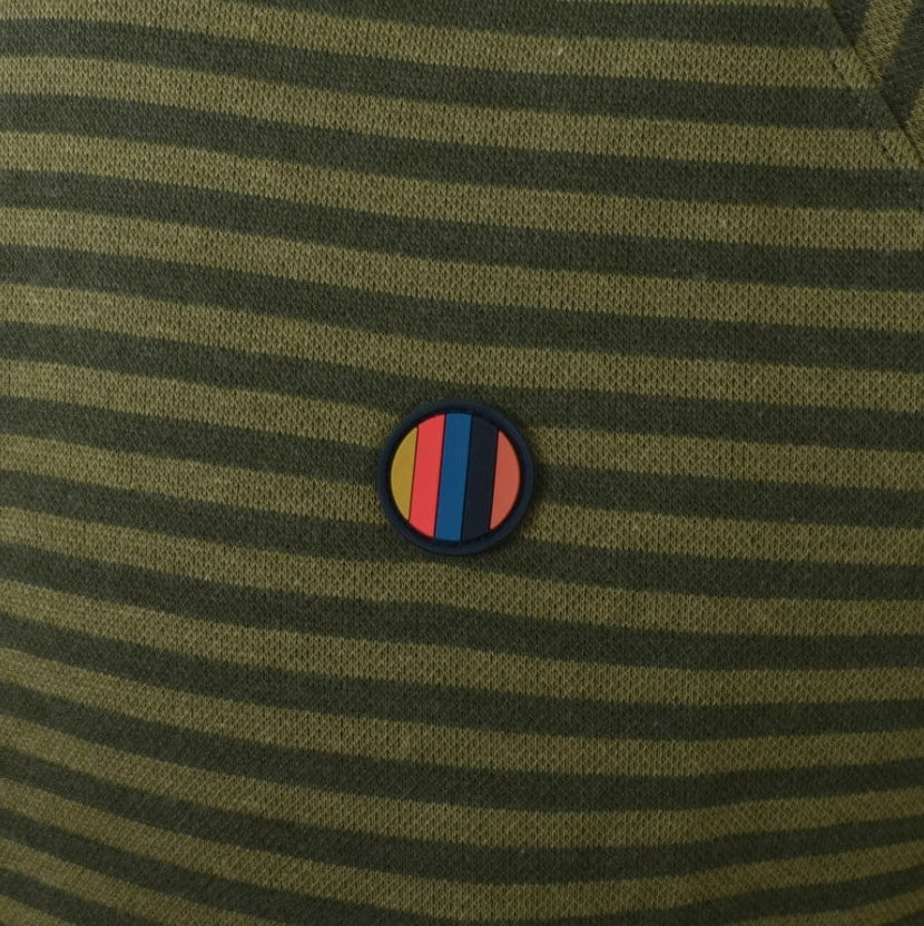 PAUL SMITH DAMO LONG SLEEVE LOGO COTTON T-SHIRT GREEN 2XL RRP £120 BNWT