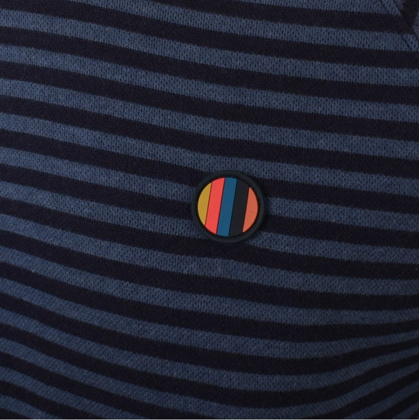 PAUL SMITH DAMO LONG SLEEVE LOGO COTTON T-SHIRT BLUE 2XL RRP £120 BNWT