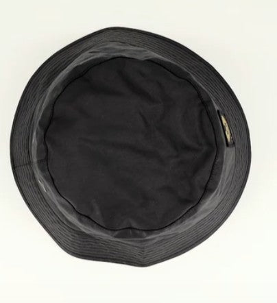 BELSTAFF 6oz WAXED COTTON PHOENIX PATCH BUCKET HAT BLACK RRP £80 BNWT