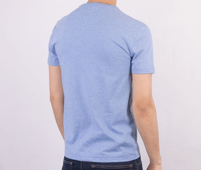 POLO RALPH LAUREN CUSTOM SLIM FIT COTTON T-SHIRT BLUE LARGE RRP £70 BNWT