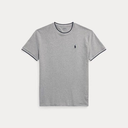 POLO RALPH LAUREN CLASSIC FIT STRETCH MESH COTTON T-SHIRT GREY XL RRP £90 BNWT