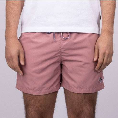 PAUL SMITH PS ZEBRA LOGO SWIM SHORTS POWDER PINK XL RRP £75