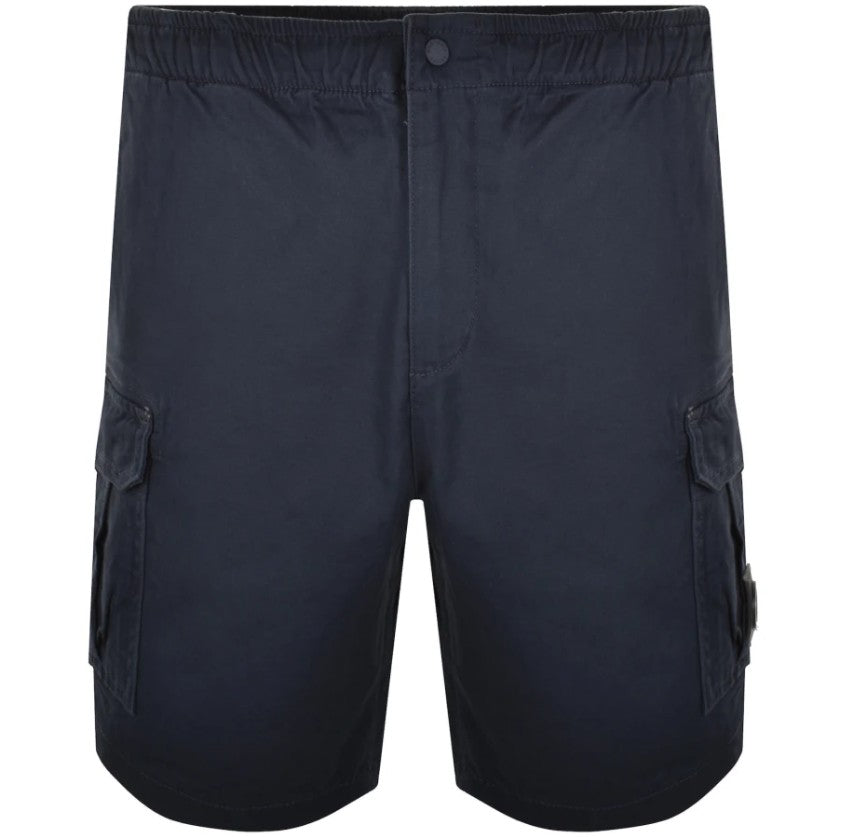 MARSHALL ARTIST COTTON CARGO SHORTS NAVY BLUE 2XL RRP £70 BNWT