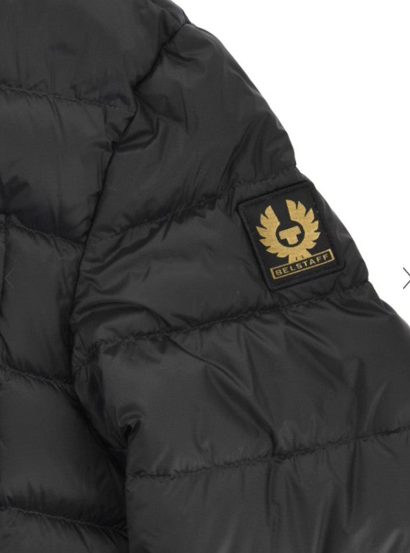 BELSTAFF STREAMLINE HOODED DOWN PUFFA JACKET BLACK UK46 3XL RRP £375 BNWT