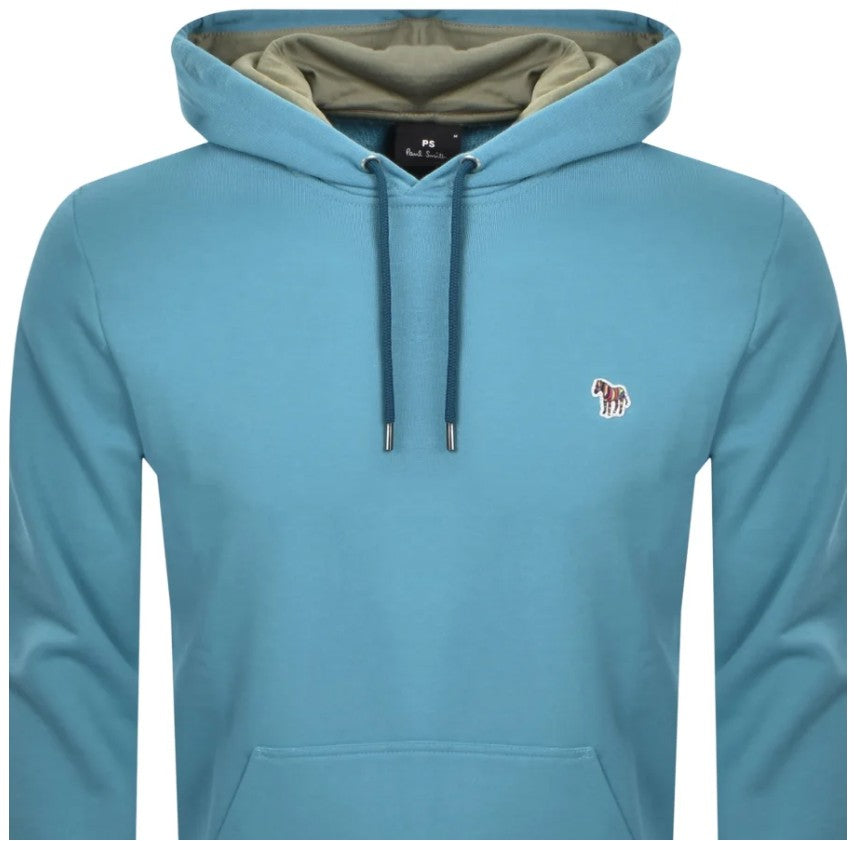 PAUL SMITH PS ZEBRA LOGO HOODED SWEATSHIRT HOODIE BLUE 3XL RRP £160 BNWT