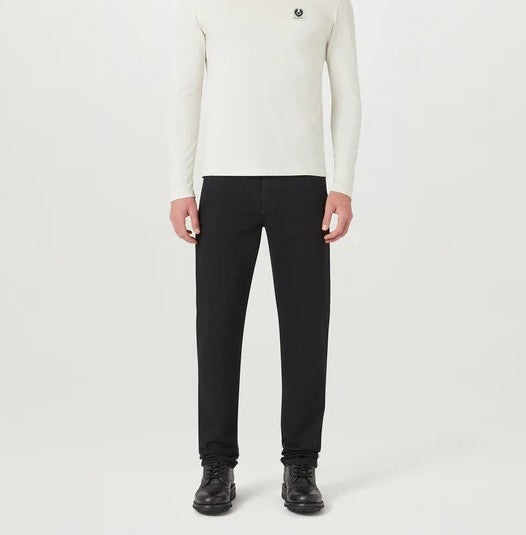 BELSTAFF B69 REGULAR FIT RAW DENIM JEANS BLACK 38W 34L (38L) RRP £130