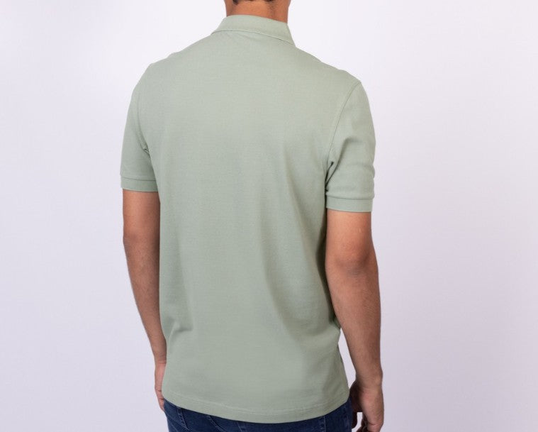 FRED PERRY STRIPED PANEL POLO SHIRT BAYLEAF GREEN MEDIUM RRP £95 BNWT