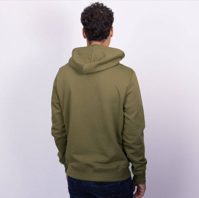 PAUL SMITH PS ZEBRA COTTON HOODED SWEATSHIRT HOODIE KHAKI GREEN RRP £150 NEW