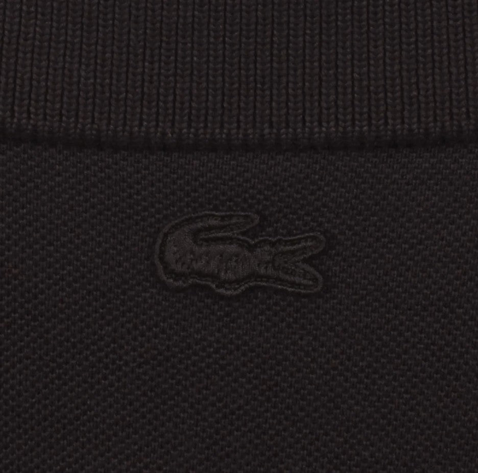 LACOSTE PIQUE COTTON DIAMOND LOGO POLO SHIRT MARRON BROWN (6) XL RRP £110 BNWT