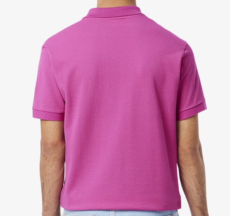 LACOSTE CLASSIC L1212 PIQUE COTTON POLO SHIRT ROSE MAGENTA RRP £95 BNWT