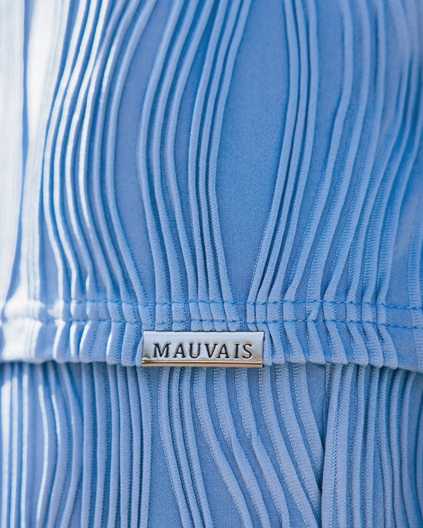 MAUVAIS WAVE REVERE COLLAR SHORT SLEEVE SHIRT BLUE 2XL RRP £52 BNWT