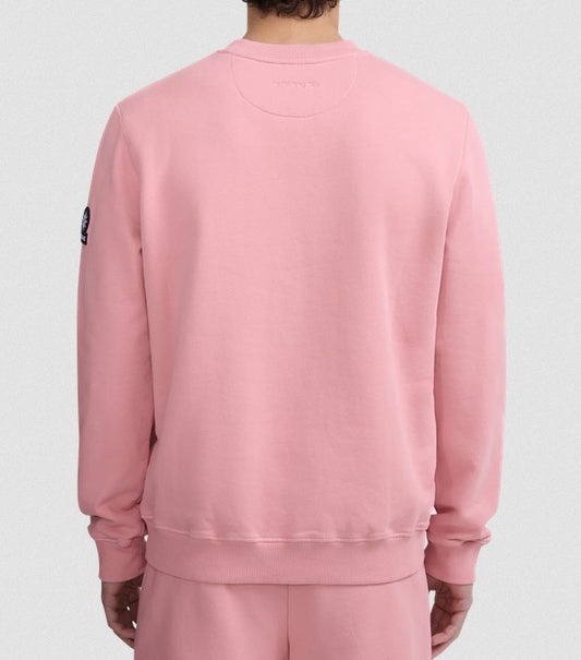 SANDBANKS CREW NECK COTTON FLEECE SWEATSHIRT DUSTY PINK XL RRP £155 BNWT