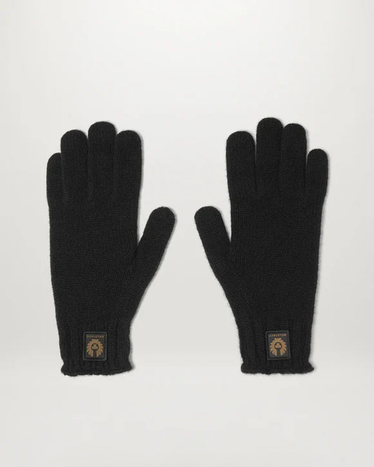 BELSTAFF MERINO WOOL WATCH GLOVES BLACK ONE SIZE BNWT