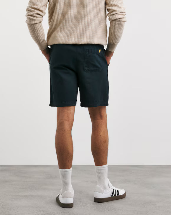 LYLE & SCOTT COTTON LINEN SHORTS NAVY BLUE 4XL RRP £52