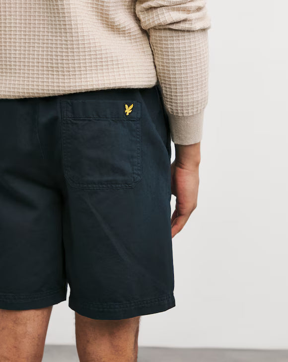 LYLE & SCOTT COTTON LINEN SHORTS NAVY BLUE 4XL RRP £52