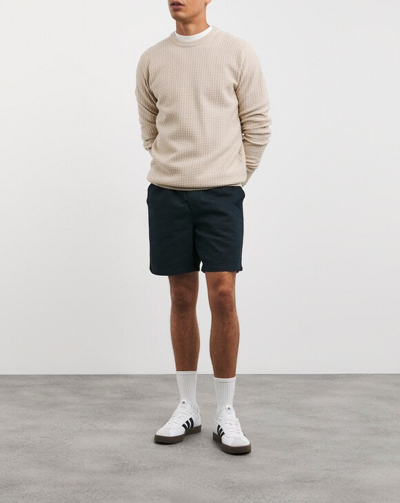 LYLE & SCOTT COTTON LINEN SHORTS NAVY BLUE 4XL RRP £52