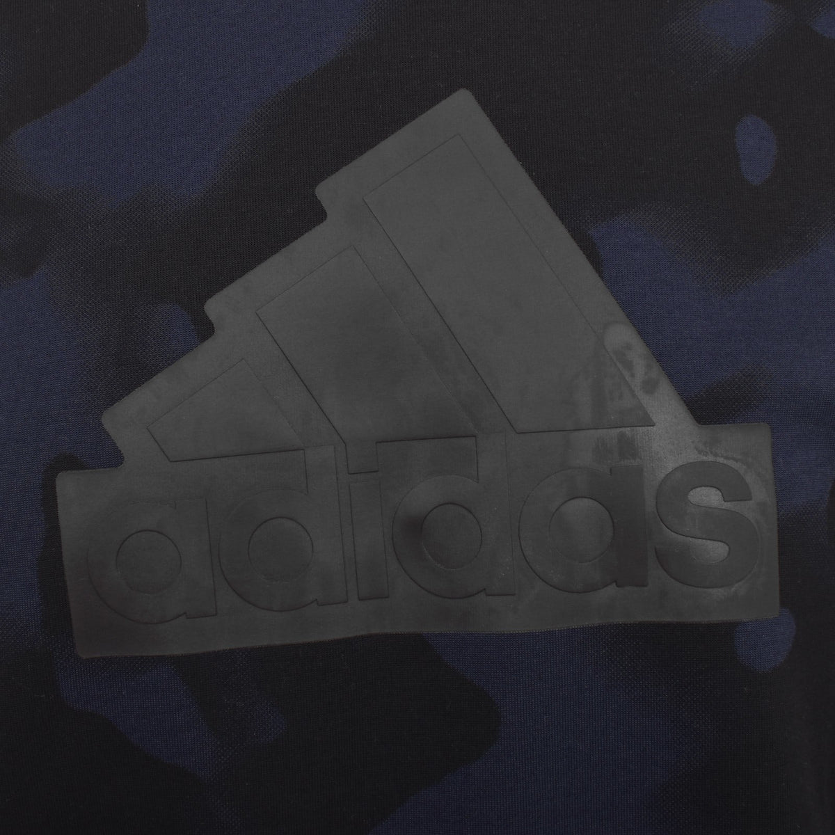 ADIDAS SPORTSWEAR AOP CAMO COTTON HOODED SWEATSHIRT NAVY XL RRP £65 BNWT