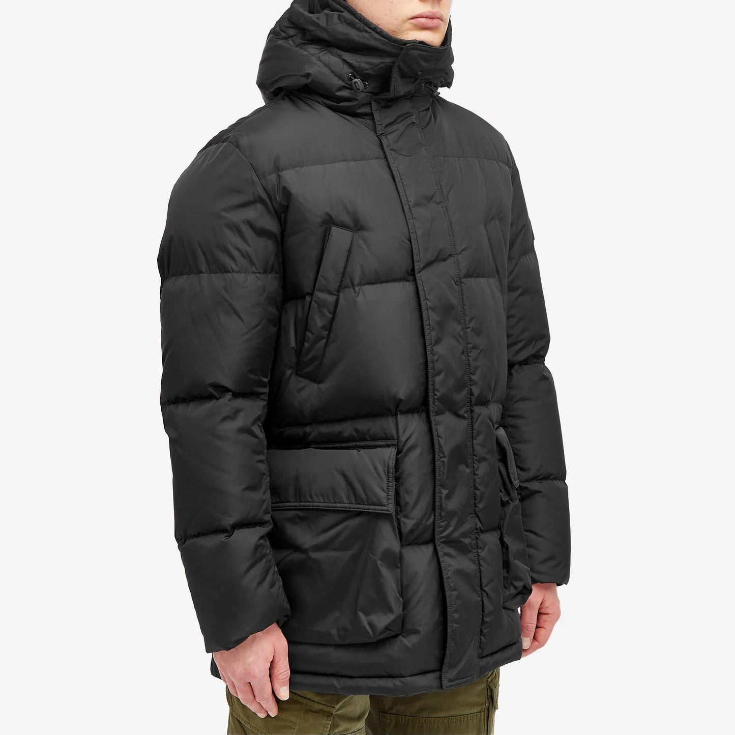 BELSTAFF LINTON PUFFER PARKA JACKET COAT BLACK UK46 3XL RRP £650 BNWT