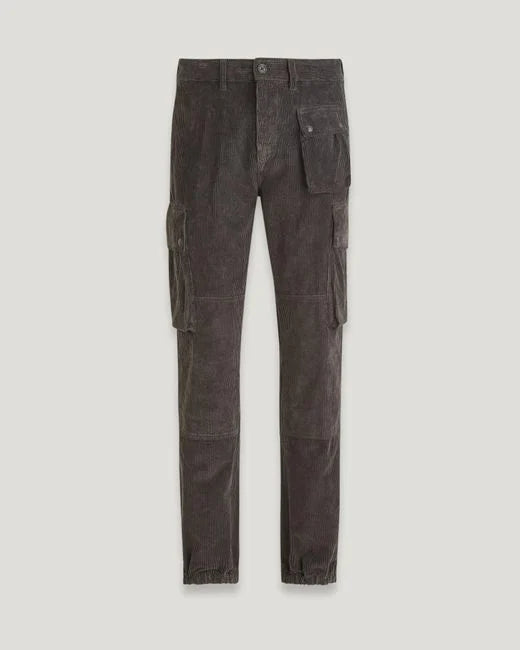 BELSTAFF TRIALMASTER CORDURPY COTTON CARGO TROUSERS FORGE GREY 38 WAIST RRP £250 BNWT