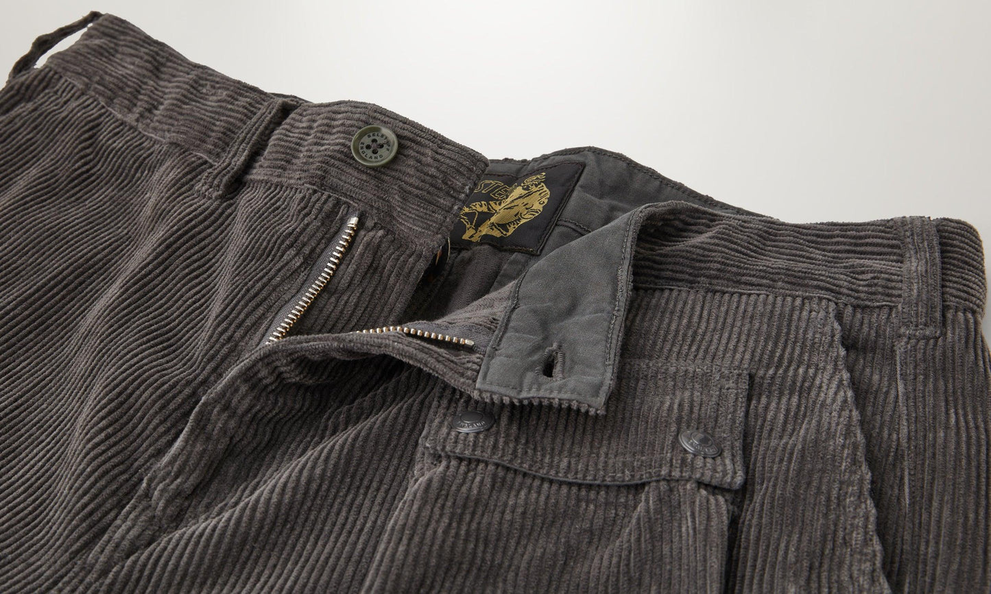 BELSTAFF TRIALMASTER CORDURPY COTTON CARGO TROUSERS FORGE GREY 38 WAIST RRP £250 BNWT