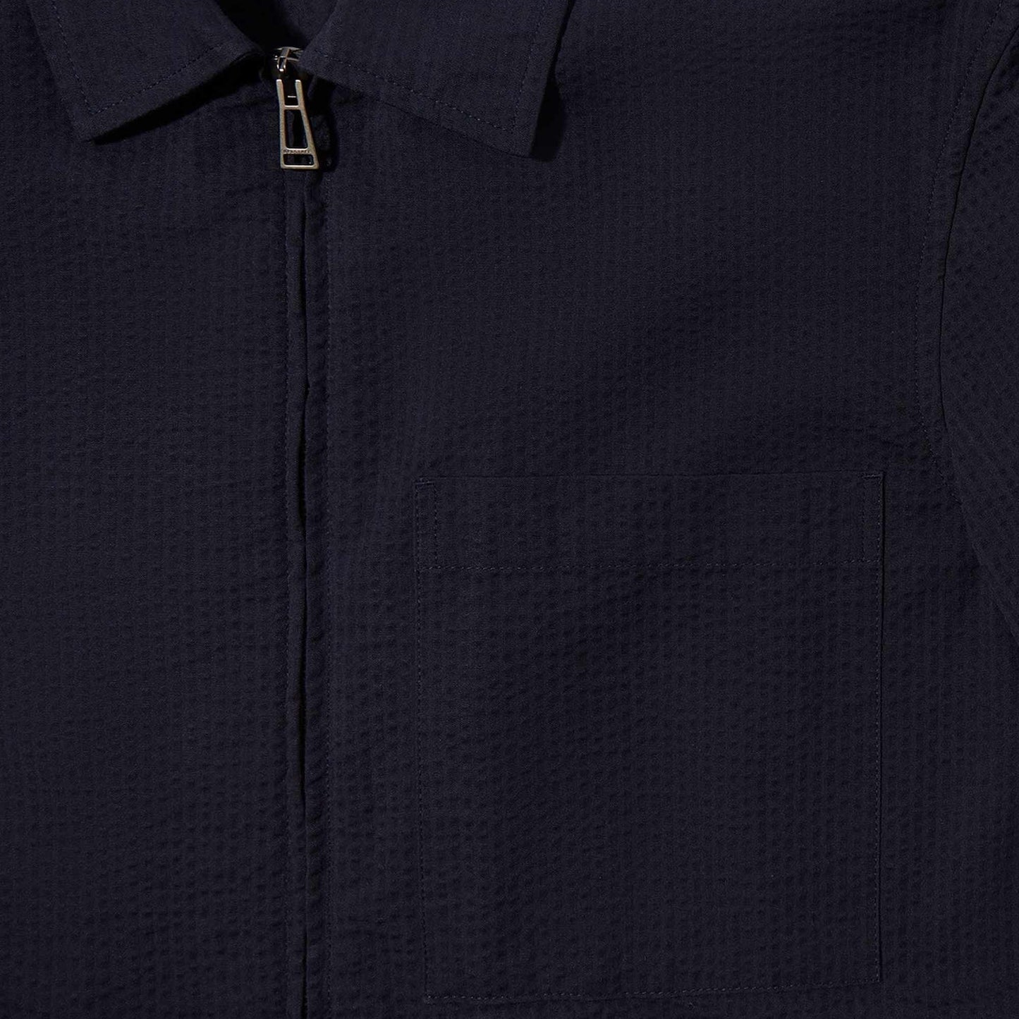 BELSTAFF CHANNEL COTTON BLEND SEERSUCKER TEXTURED OVERSHIRT DARK INK 2XL RRP £245 BNWT