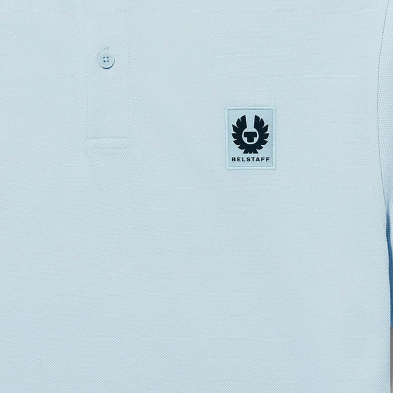 BELSTAFF PIQUE COTTON POLO SHIRT TONAL SKY BLUE 3XL RRP £95 BNWT