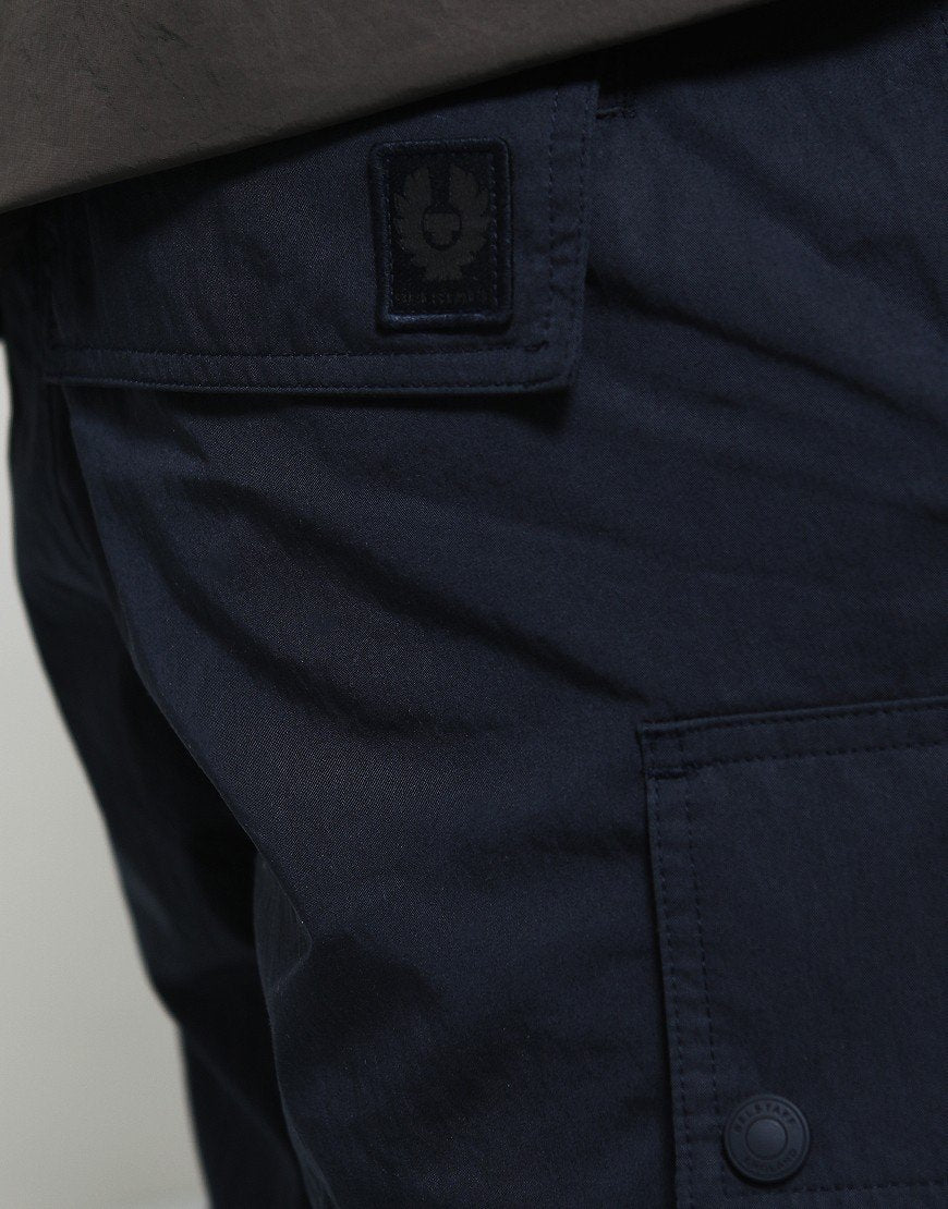 BELSTAFF DROME COTTON/NYLON BLEND CARGO SHORTS DARK INK 38 WAIST RRP £175 BNWT