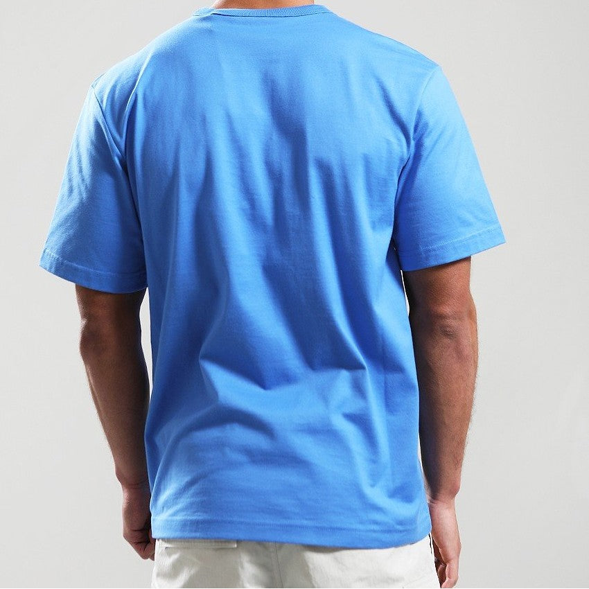 BELSTAFF STAPLE LOGO COTTON T-SHIRT HYDRA BLUE RRP £65 BNWT