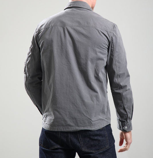 BELSTAFF TURBINE COTTON GABERDINE OVERSHIRT TORNADO GREY 2XL RRP £295 BNWT