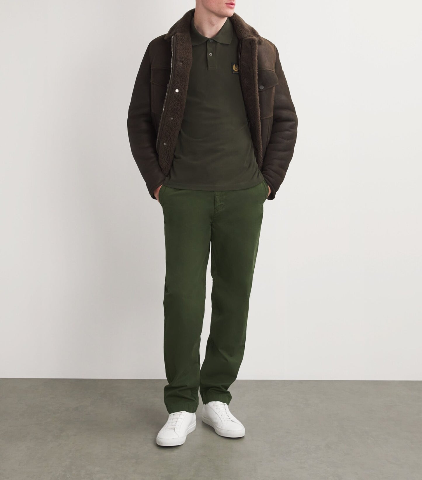 BELSTAFF RALLY TROUSERS SURPLUS GREEN 36 REG RRP £150 BNWT