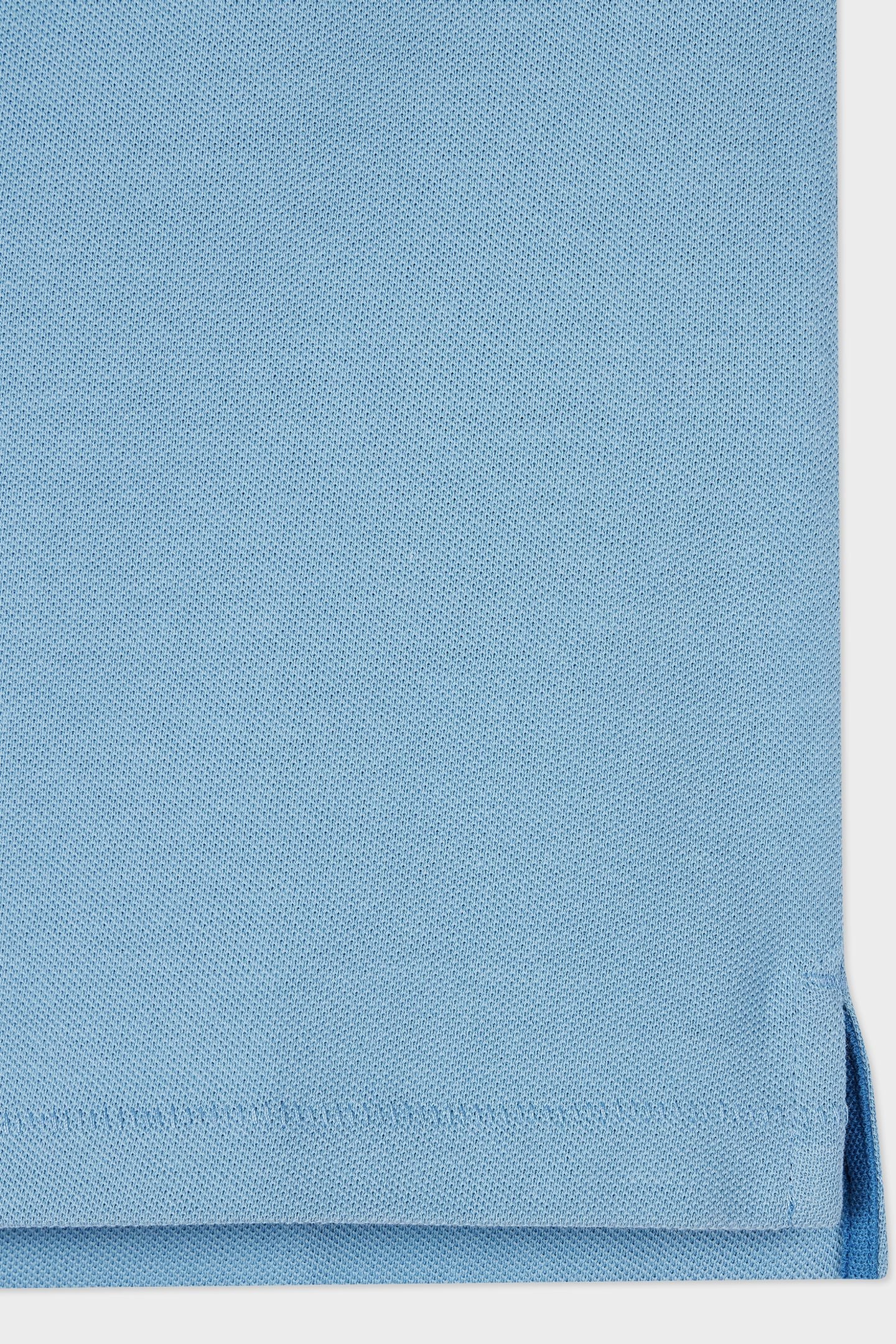 PAUL SMITH ZEBRA PIQUE COTTON POLO SHIRT PALE BLUE (40E) RRP £90 NEW